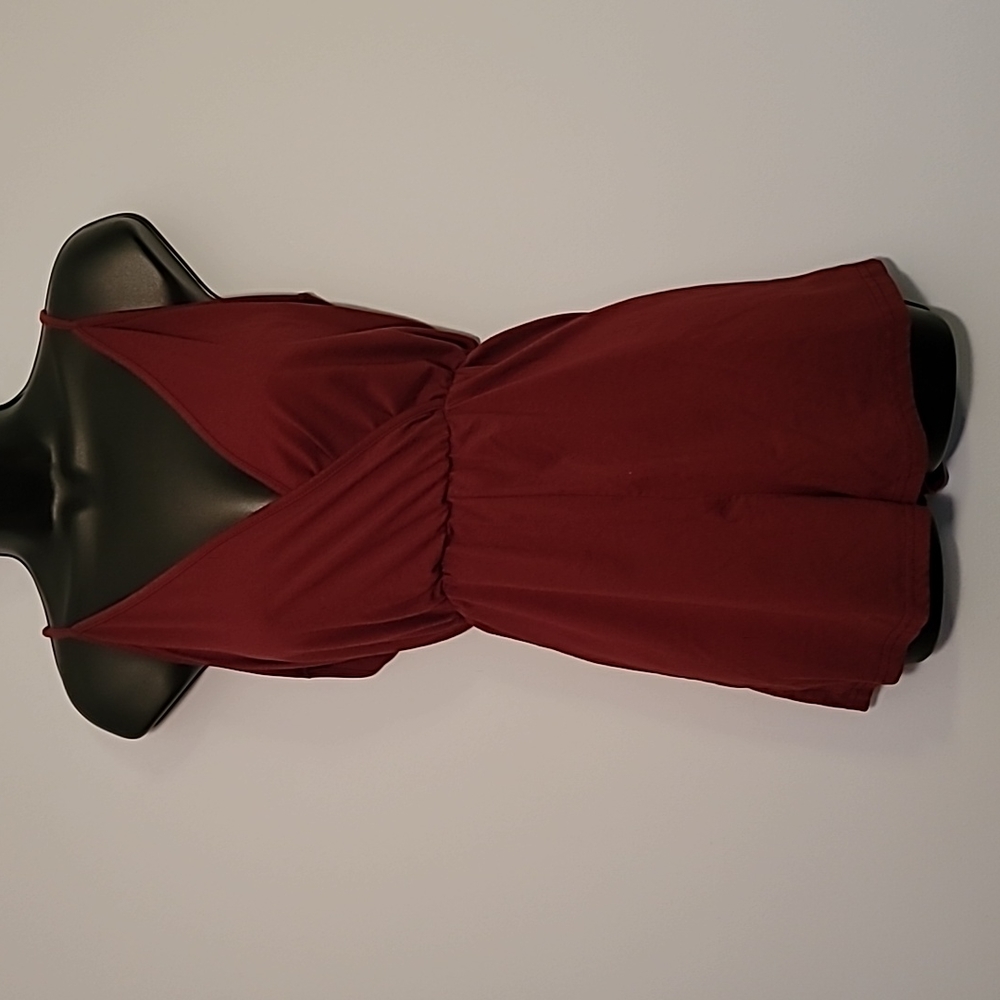 Burgundy Romper